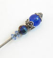 Blue Vintage Hat Pin