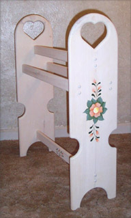 White Quilt Rack